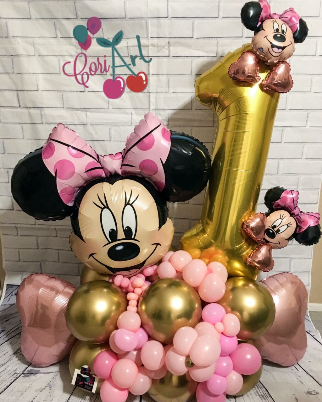 Happy Birthday Minnie Bouquet From 155 Balloon Decoration Deltona 21 Phone 1 407 448 4623